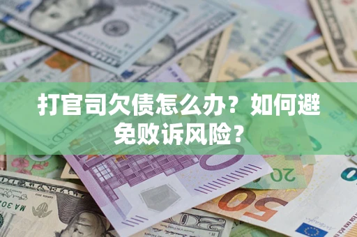 北京打官司欠债怎么办？如何避免败诉风险？