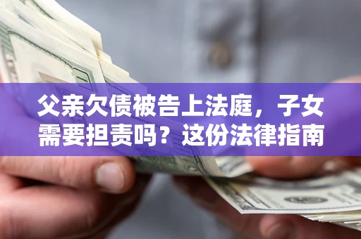 北京父亲欠债被告上法庭，子女需要担责吗？这份法律指南必须看完