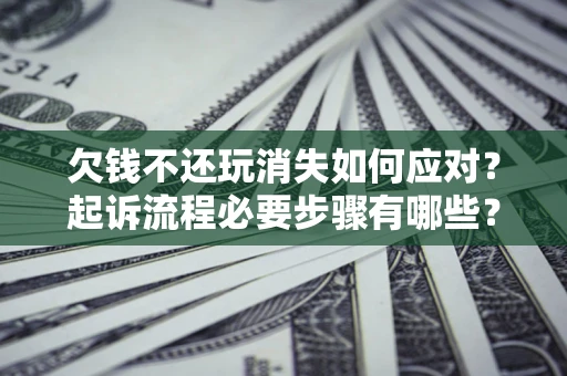 北京欠钱不还玩消失如何应对？起诉流程必要步骤有哪些？