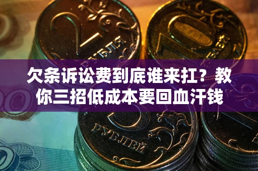 北京欠条诉讼费到底谁来扛？教你三招低成本要回血汗钱